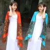 Sarongs nya heta mode kvinnor dubbelsidiga paisley siden pashmina scarf väska sjal vintage elegant halsduk gratis leverans 24325