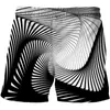 unisex abstrakt mönsterserie nya herrekläder avslappnade svettbyxor 2022 överdimensionerade Bermuda shorts för män sommar 3d tryck man 01J1#