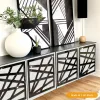 Stickers 6 kleuren acryl spiegelstickers zelfklevende plint holle taille muurstickers voor woonkamer kast meubeldecoratie