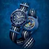Ocean Watch Mens 시계 바이오 세라믹 자동 기계적 시계 고품질 전체 기능 태평양 남극 해양 인도 WAT249Y