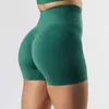 Scrunch Butt Shorts Femmes Entraînement Gym Shorts Taille Haute Yoga Shorts Sans Couture Booty Shorts Active Amplify Short Fitness court 240312