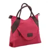 Shoulder Bags 2024 High Quality Women Handbag Casual Large Capacity Hobos Canvas Bag Sell Female Totes Solid