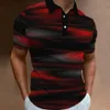 abstracti Men's Polo Shirt Summer Casual Tee Loose Short Sleeve Oversized Outdoor Streetwear Shirt Camisetas Polo Men Clothing v0KK#