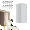 Scratchers Doors Plastic Clear Furniture Protector Anti Cat Scratch Tape Sticky Couch Transparent Guards Deterrent Claws Self Adhesive Wall