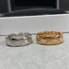 CH Ring için Kadın Tasarımcı Çift Altın Kaplama 18K 925 Gümüş En Yüksek Sayaç Kalite Moda Lüks Klasik Stil Marka Tasarımcısı Premium Hediyeler Kutu 004