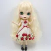 ICY DBS Blyth Doll NoBL340 Blond golvend haar Mat gezicht 16 bjd Ob24 Anime Girl 240311