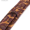 Stropdassen Stropdassen Paisley-stropdassen voor mannen Dames Casual bloemenstropdas Geschikt voor Skinny stropdassen Jongen en meisjes Stropdas Gravata Cadeau Bruidegom Stropdassen voor bruiloft Y240325