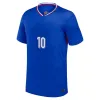 24 25 maglia da calcio francese per uomini maglietta da donna da calcio 2024 kit kit benzazema 2025 mbappe griezmann kimpembe fekir varane kante