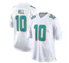 10 Tyreek Hill Jersey 13 Dan Marino 1 Tua Tagovailoa 99 Jason Taylor Jaylen Waddle Devon Achene Jevon Holland Jalen Ramsey Larry Csonka Zach Thomas Maglie da calcio