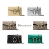 Klassisk Flap Ophidia Snake Cowboy Designer Bag for Women Chain Lady Mens Clutch Bags Cross Body Leather Envelope Wallet Belt Luxurys Handväska Sling Axel Tote Bag