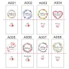 Custom Personalize Cotton own Label Clothing Private Brand Tag Handmade Label Cotton Color Print Name Brand Labels