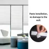 Curtains SelfAdhesive Pleated Blinds Easy To Install Blackout Windows Curtains for Kitchen Bathroom Shades For Office Window Home Decor