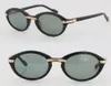 Occhiali da sole rotondi originali di Vintage 1991 1125072 Fashion Mens Sun Glasses C Decoration 18K Gold Brown Lens F9484957