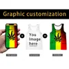 DIY Custom Design Own Style Polyester 3D Printed Tank Tops Men Women Streetwear Overdized Tops Tees Leverantörer för Drop Shipper G5KU#