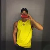 2021 Męskie Fitn Gyms Tank Top Men Fitn Slevevel Koszula Mężczyzna oddychający kamizelki sportowe