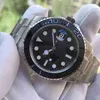 Роскошные часы Rlex Factory Black Dial 42 -мм заводской титановой часы Mens Mens Watch 226627 Автоматический калифорний