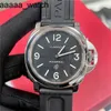 2024 Panerass Watch Designer Luxury Wristwatches Series Manual Mechanical Wristwatch Swiss Men's 44mm Waterproof Stainless Steel High Quality