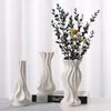 Vase Vase Room装飾セラミックホームデコレーションフラワーリビング植物ポットウェディングテーブルのセンターピース