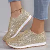 Casual Schoenen Bling Flats Sport Vrouwen Sneakers Lopen Loafers 2024 Zomer Luxe Running Designer Reizen Zapatillas Mujer