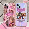 Чехлы для мобильных телефонов Модный милый чехол для телефона с куклой Bratz для Redmi Note 12 11T 10S 9 Pro Plus 10C 9A 9C 9T K40 K50 K60 4G 5G с ручным ремешкомY240325