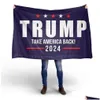 Bannervlaggen 180 ontwerpen Direct Factory 3X5Ft 90X150 Cm Save America Again Trump Vlag voor 2024 Presidentsverkiezingen Amerikaanse vlag Voorraad Dhx1B