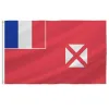 Аксессуары PTEROSAUR Флаг островов Уоллис и Футуна, флаг 90x150 см с латунными втулками для комнатной лодки, баннер для внутреннего и наружного декора