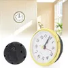 Wall Clocks 1PC Quartz Clock Insert Gold Trim Arabic Numeral Movement 65mm 80mm 90mm 105mm 110mm Round DIY Accessories