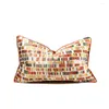 Pillow 1pc Luxury Boho Cover High-end Orange Throw Decorative For Sofa Livingroom Decor Pillowcase 30x50 45x45