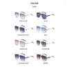 Lunettes de soleil 2024 Style Brand Design Heart Femmes Hommes Mode Dames Sports de plein air Lunettes de soleil Shades Gafas