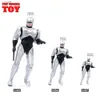 Figuras de brinquedo de ação pintadas minorias 1/64 1/43 1/87 RoboCop Máscara Masculina Cena Figura Bonecas Modelo sem pintura para carros Veículos ToyC24325