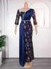 Ethnic Clothing Turkey Dresses For Women African Designer Luxury Sequin Maxi Dress Plus Size Evening Gowns Robe Africaine Femme Dashiki