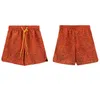 rhude mens shorts men for men shorts men cotton summerバスケットボールスポーツジョギング通気性ファッションクォーターパンツポリエステルリラックスレター新しいスタイル