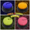 Maker Buzzer Recordable Talking Button for Dogs Game Answer Buzzers Phonograph Party Noise Maker Voice Recording Dog Training Buttons