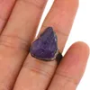 Clusterringe Großhandel Mode Naturstein Kupfer Amethyst Citrin Retro Ring für Männer und Frauen Geeignete Hochzeiten Partys