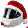 Hełm motocyklowy hełm er zabawny świąteczny dekoracja kapeluszu Święta