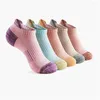 Women Socks 6a Set of 2 Cotton Breattable Womens Athletic - Gorgeous Cool Colors and Antiskid Sweat Absorption Running