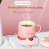 Verktyg elektrisk kopp värmare med telefonhållare kaffemugg kopp matta varmare dyna för hemmakontor mjölk te värme dalbana gåva till vänner