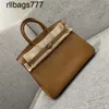 Echte lederen BK BAGS Designer Handtas Handmade Wax Lined Tote Top Coat Cowhide Premium 2024 Style Dames veelzijdig