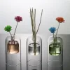 Vases Vase en verre double couche, décoration de maison, bouteille d'aromathérapie, décoration de mariage, récipient en verre pour plantes hydroponiques