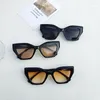 Lunettes de soleil mode pour femmes à la mode Cateye Vintage nuances femmes grandes lunettes de soleil Protection UV400