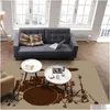 Carpets Jazz Drum Music Equipment Carpet For Living Room Home Decor Sofa Table Large Area Rugs Bedroom Bedside Foot Pad Office Floor Dh0Ij
