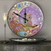Stitch Brand New Tin Clock 5D Diamond Painting Mandala Flower Pattern DIY Diamond Brodery Art Raminestone Mosaic Home Decor Gift