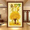 Stitch DIY Diamond Embroidery,Round Diamond Lucky into Money Tree Full rhinestone Diamond painting cross stitch,needlework,Christmas