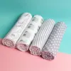 4pcslot Kids Diapers Muslin Swaddle 100 cotton flannel for borns kid pographicnets born wrap 240322