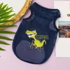 Pull à gilet en tricot lavable à la main élégant pour les petits animaux de compagnie confortables toute la saison réconforter les vêtements pour animaux de compagnie