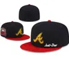 للجنسين بالجملة Braves Snapbacks Sox Baseball Designer Luxury Caps Caps Size Size Hats New Era Caps Ducket Hat MLBS Caps Flat Peak Men Women Full Action 7-8