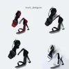 Damski projektantów mody Sandały Wysokie obcasy buty buty zwykłe Wykwintna skóra i litery wykonane z importowanego współzawodnictwa Yves Saint Laurant Laurent ы Og10