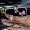 Décor de ventilation de voiture, fleurs, 3 pièces, Clip de fleur, désodorisant, revitalisant, charme mignon coloré