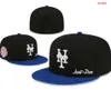 Unisex groothandel engelen snapbacks sox honkbal ontwerper luxe gemonteerde petten letter m maat hoeden nieuwe tijdperk caps emmer hoed mlbs caps flat peak mannen vrouwen vol gesloten 7-8 a0