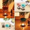 Burners Creative Ceramic Candle Holder Essential Oil Burner Diffuser Aromatherapy Incense Lamps Candlestick Home Living Room Decors